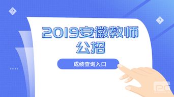 2019年安徽省中小學(xué)教師公開招聘筆試成績查詢指南